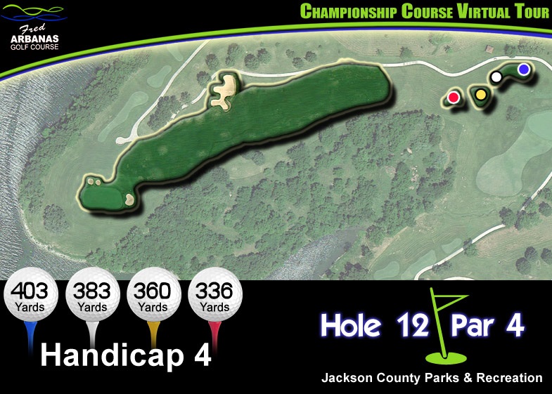 Overhead Map of Hole 12