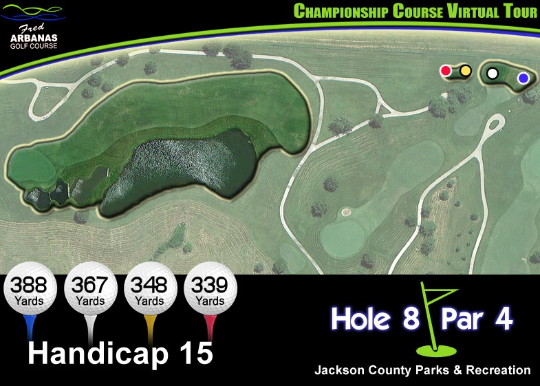 Overhead Map of Hole 8