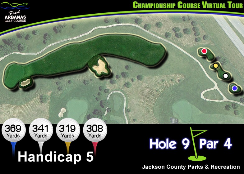 Overhead Map of Hole 9