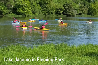 Lake Jacomo in Fleming Park