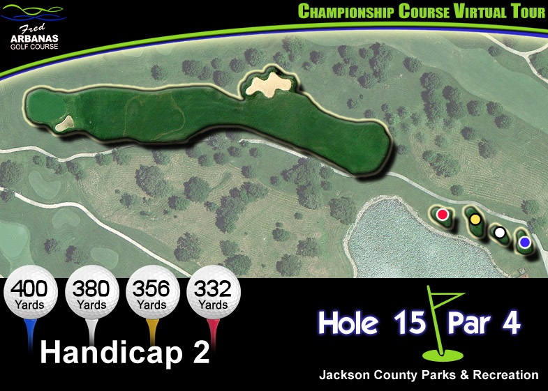 Overhead Map of Hole 15